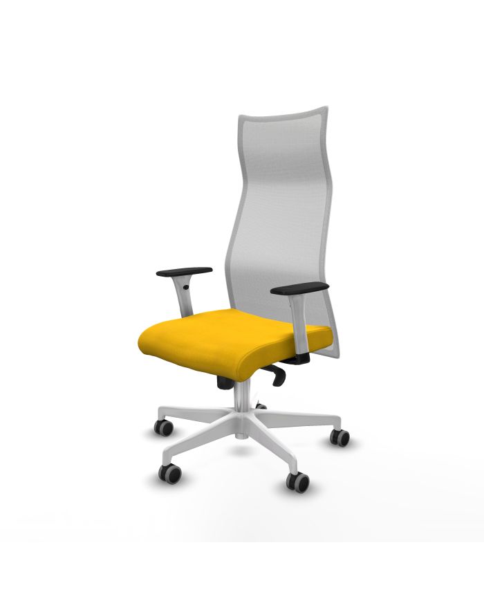 Silla Confidente Albacete sincro blanca bali brazos blancos