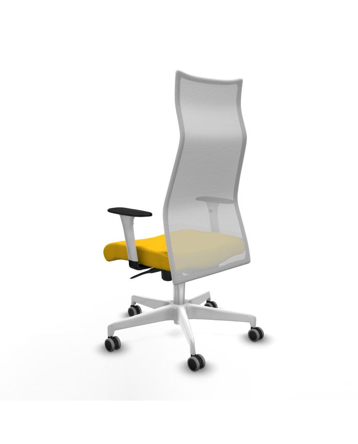 Silla Confidente Albacete sincro blanca bali brazos blancos