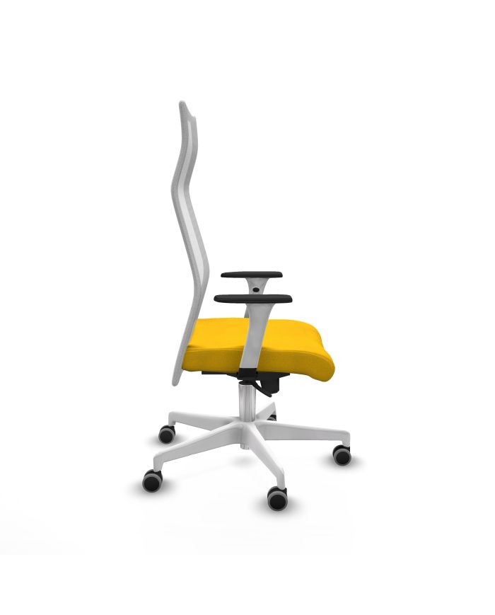 Silla Confidente Albacete sincro blanca bali brazos blancos