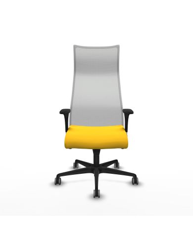 Silla Ergonómica Albacete sincro blanca brazos 1D base