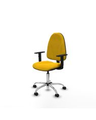 Silla Ergonómica Algarra CP bali brazos 1D base cromada