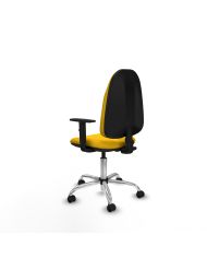 Silla Ergonómica Algarra CP bali brazos 1D base cromada