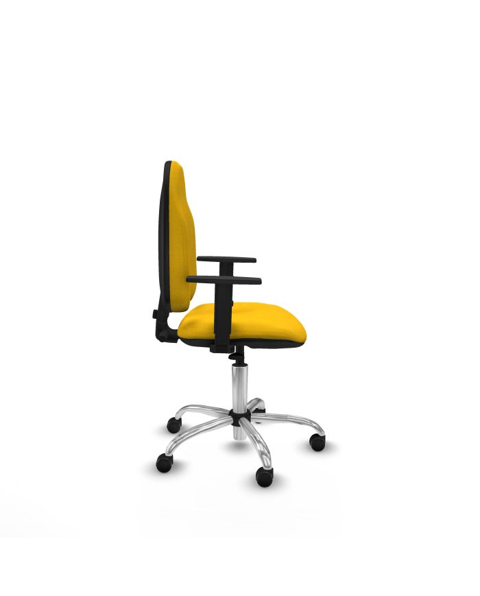 Silla Ergonómica Algarra CP bali brazos 1D base cromada