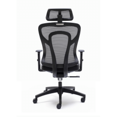 Silla ergonómica CALI de Euromof, en acabado negro