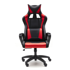 Silla ergonómica GAMER ARCADE de Euromof en acabado negro y rojo