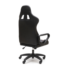 Silla ergonómica GAMER ARCADE de Euromof en acabado negro y rojo