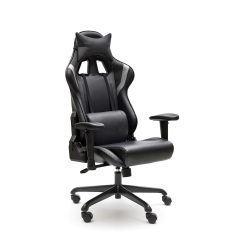 Silla ergonómica GAMER MAGNUM de Euromof en acabado negro