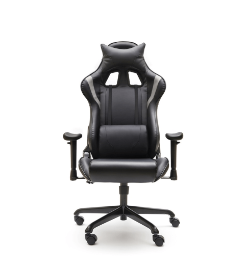 Silla ergonómica GAMER MAGNUM de Euromof en acabado negro-0