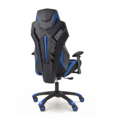 Silla ergonómica GAMER GALAXY de Euromof en acabado negro y azul