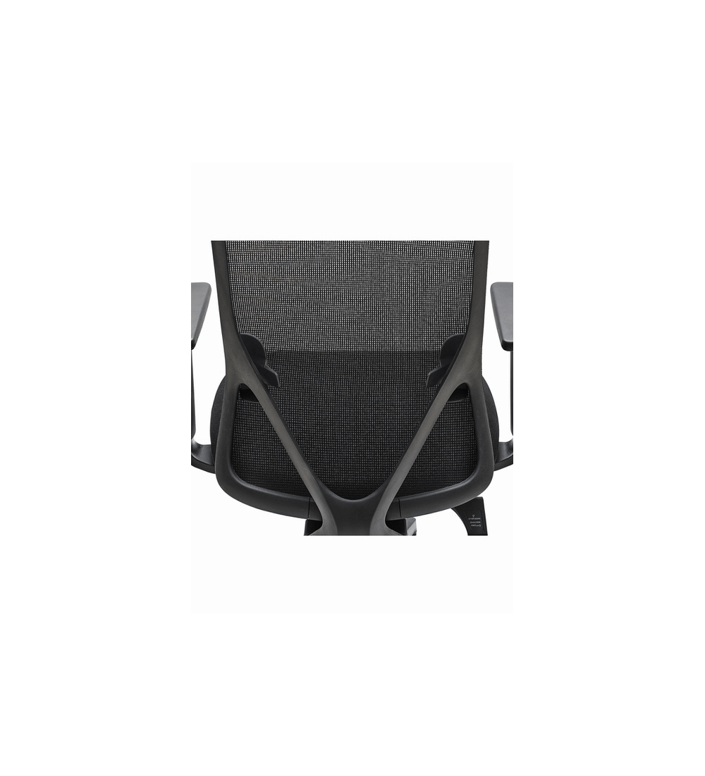 Silla ergonómica LYON de Euromof, en acabado negro-4 Silla ergonómica LYON de Euromof, en acabado negro-4