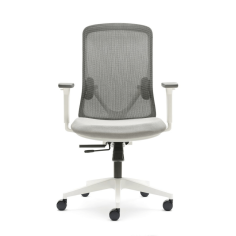 Silla ergonómica LYON de Euromof, en acabado blanco