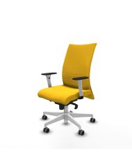 Silla Confidente Albacete confidente sincro brazos 1D blancos base blanca