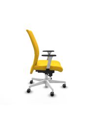 Silla Confidente Albacete confidente sincro brazos 1D blancos base blanca