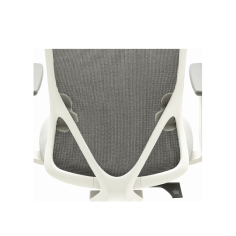Silla ergonómica LYON de Euromof, en acabado blanco