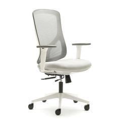 Silla ergonómica NANTES de Euromof, en acabado blanco