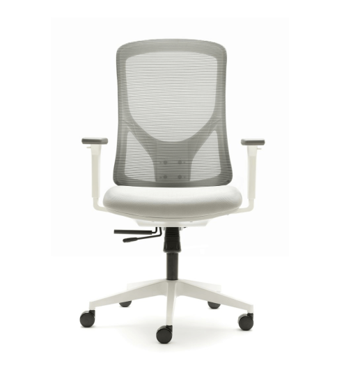 Silla ergonómica NANTES de Euromof, en acabado blanco-0