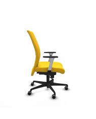 Silla Confidente Albacete confidente sincro brazos 1D blancos base nailon