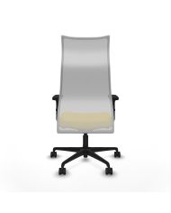Silla Ergonómica Albacete sincro blanca brazos 2D base nailon