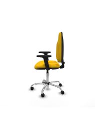 Silla Ergonómica Algarra CP bali brazos 2D base cromada