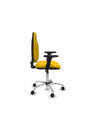 Silla Ergonómica Algarra CP bali brazos 2D base cromada