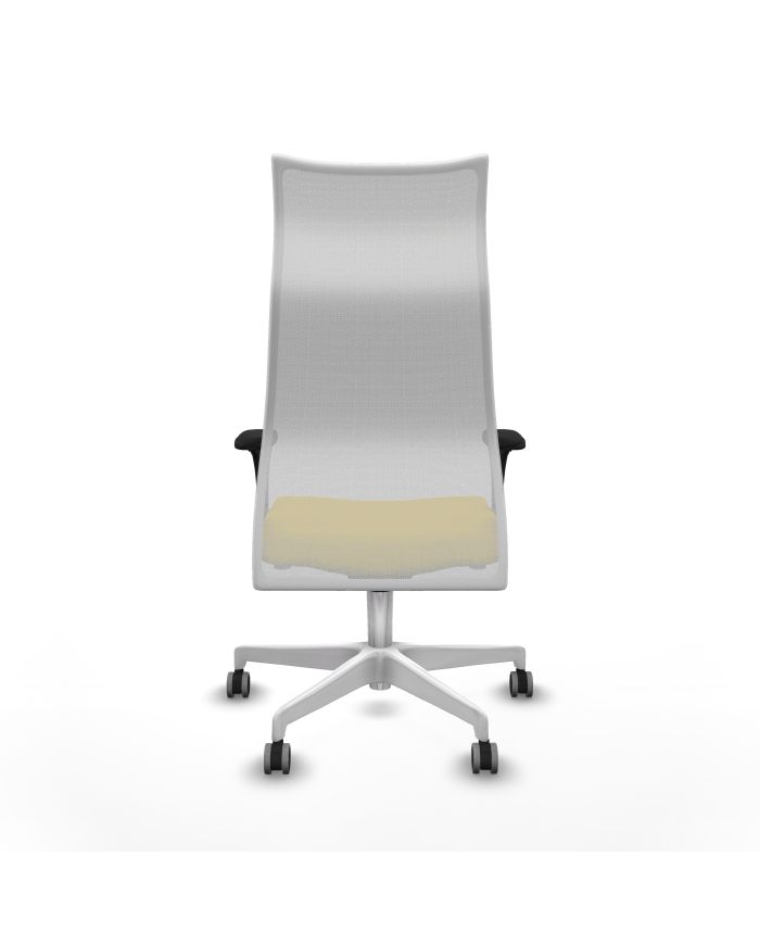Silla Ergonómica Albacete XL sincro blanca bali brazos 1D base blanca