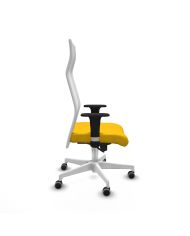 Silla Ergonómica Albacete XL sincro blanca bali brazos 1D base blanca