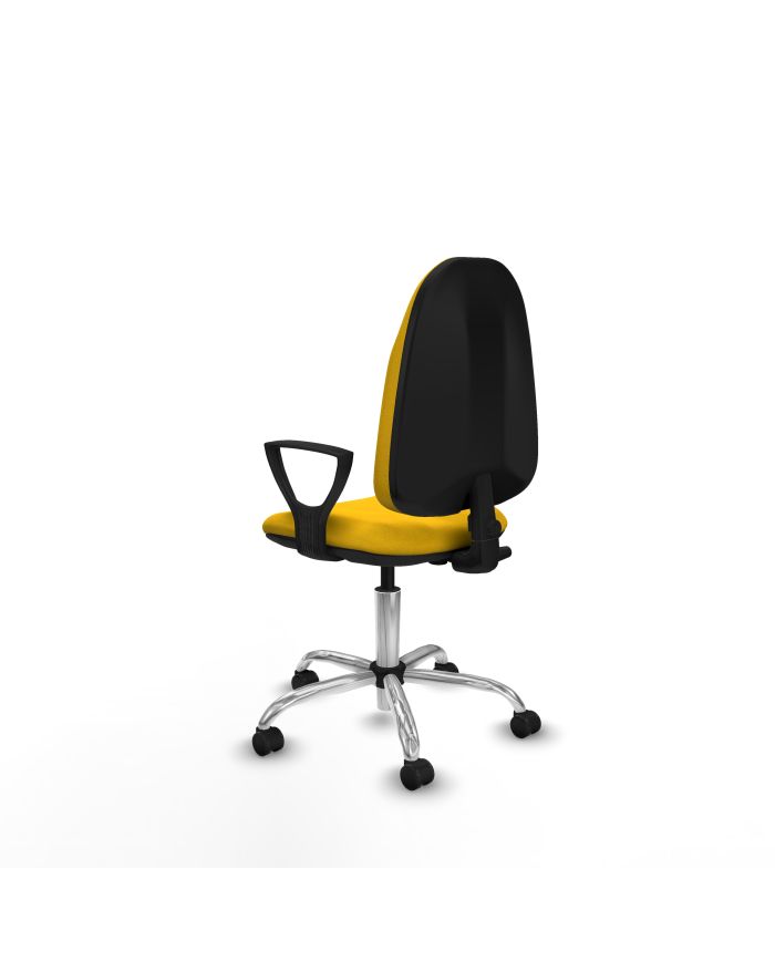 Silla Ergonómica Algarra CP bali brazos fijos base cromada