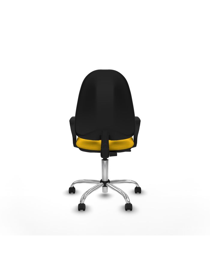 Silla Ergonómica Algarra CP bali brazos fijos base cromada