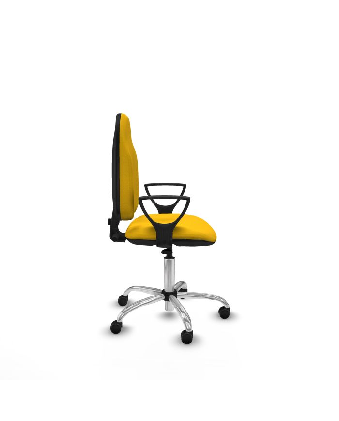 Silla Ergonómica Algarra CP bali brazos fijos base cromada