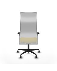 Silla Ergonómica Albacete sincro blanca bali brazos 1D base nailon