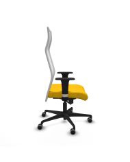 Silla Ergonómica Albacete sincro blanca bali brazos 1D base nailon