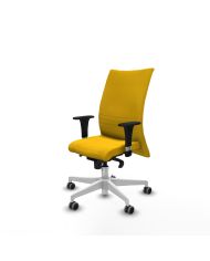 Silla Confidente Albacete confidente XL sincro bali brazos 1D cromados base blanca