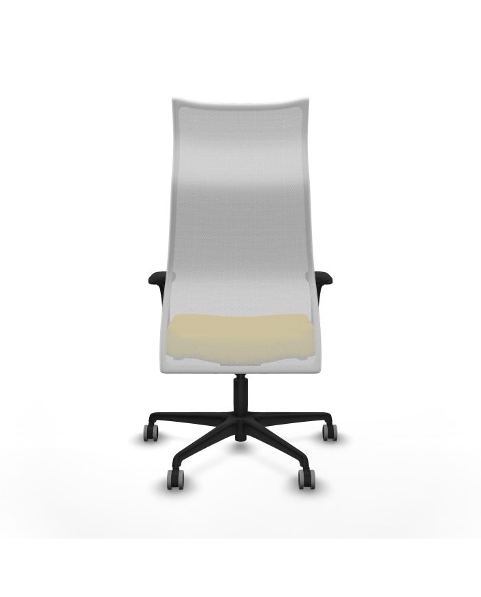 Silla Ergonómica Albacete XL sincro blanca bali brazos 1D base nailon