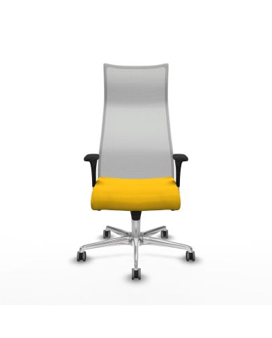 Silla Ergonómica Albacete sincro blanca bali brazos 1D base