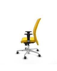 Silla Confidente Albacete confidente XL sincro brazos 1D cromados base aluminio