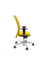 Silla Confidente Albacete confidente XL sincro brazos 1D cromados base aluminio