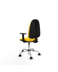 Silla Ergonómica Algarra CP brazos 1D base cromada