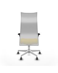 Silla Ergonómica Albacete XL sincro blanca brazos 1D base blanca