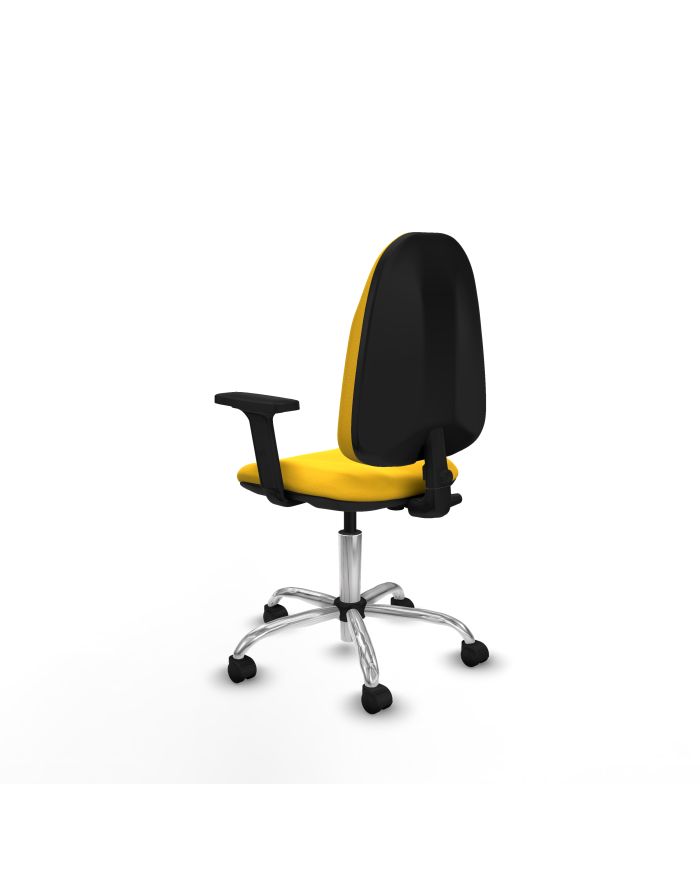 Silla Ergonómica Algarra CP brazos 2D base cromada