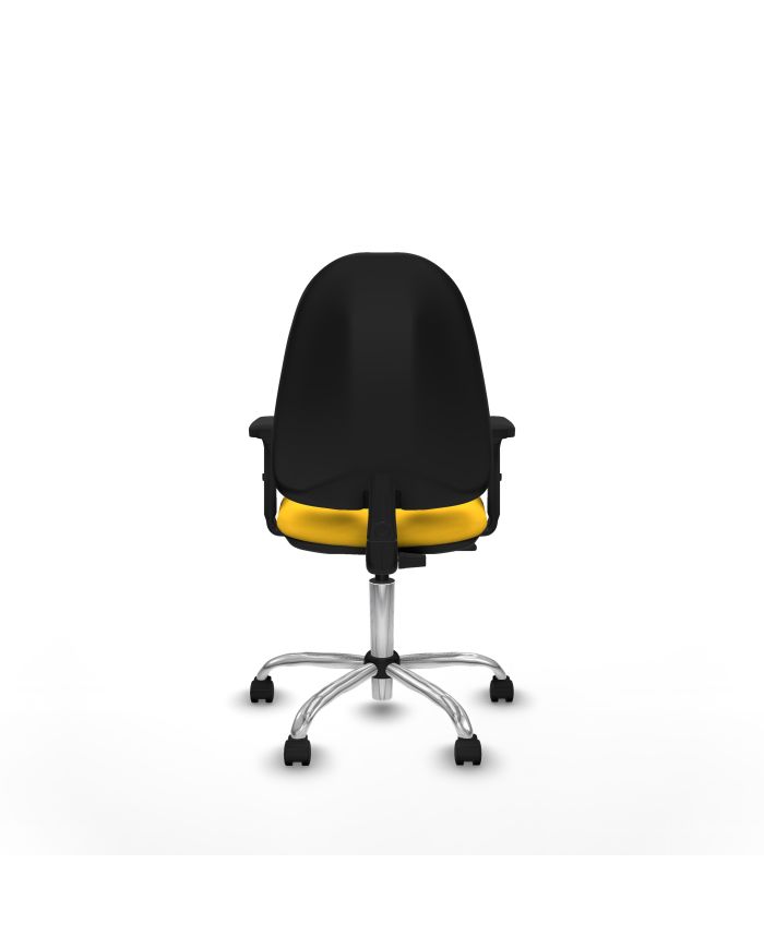 Silla Ergonómica Algarra CP brazos 2D base cromada