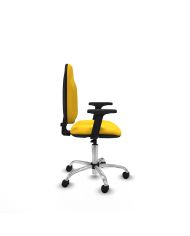 Silla Ergonómica Algarra CP brazos 2D base cromada