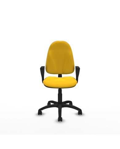 Silla Ergonómica Algarra CP brazos fijos base poliamida