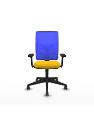 Silla Ergonómica Motilla sincro bali brazos 3D base piramidal