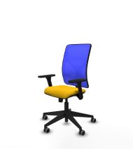 Silla Ergonómica Motilla sincro bali brazos 3D base piramidal