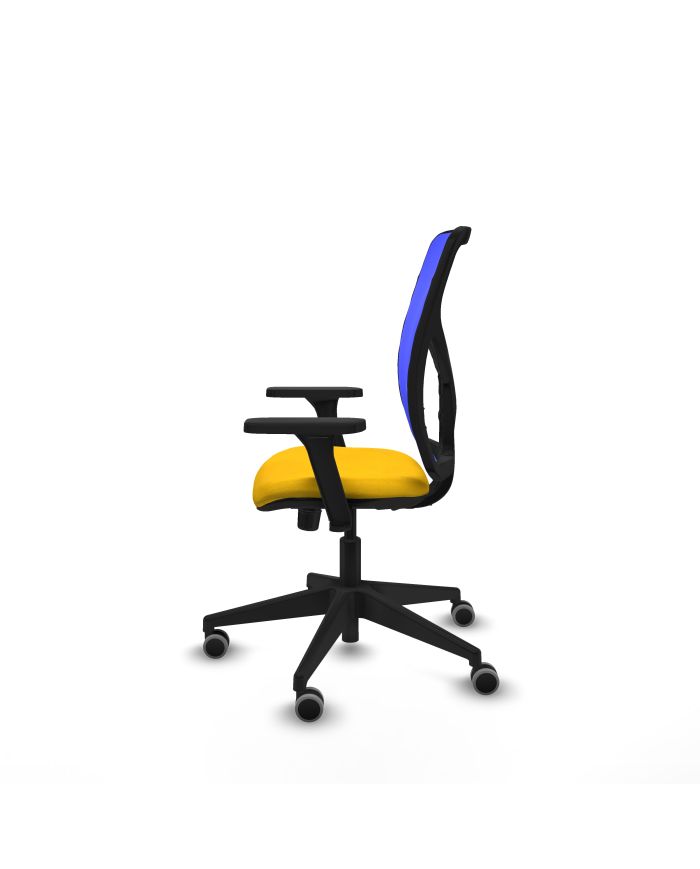 Silla Ergonómica Motilla sincro bali brazos 3D base piramidal