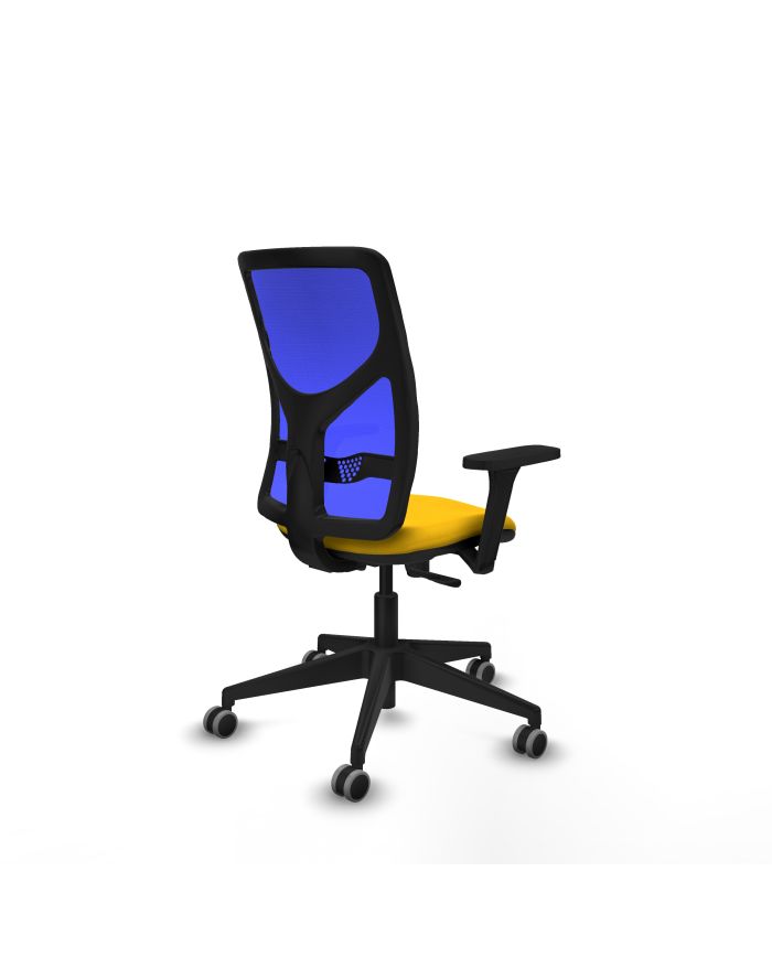 Silla Ergonómica Motilla sincro bali brazos 3D base piramidal