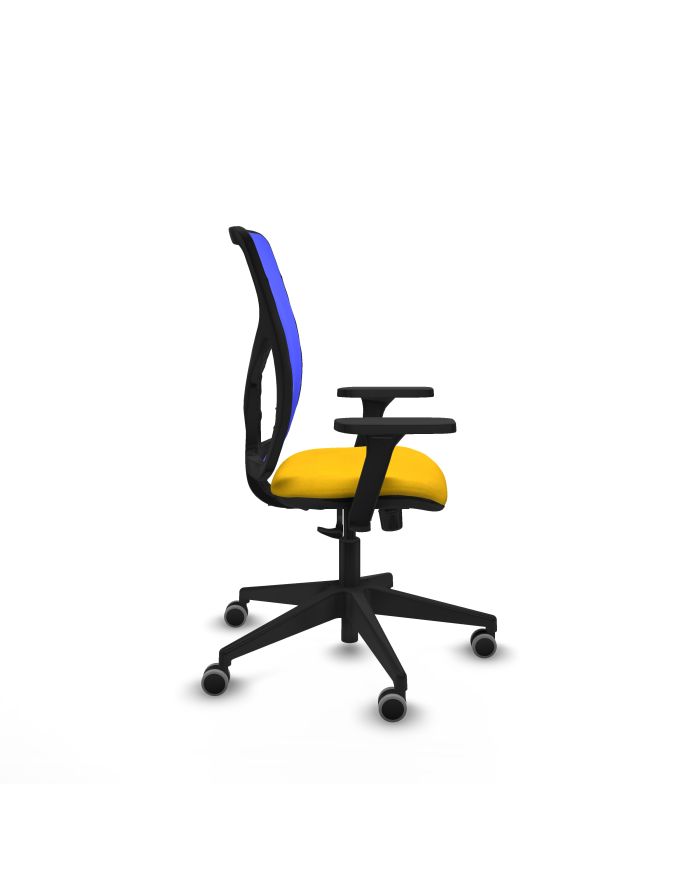 Silla Ergonómica Motilla sincro bali brazos 3D base piramidal