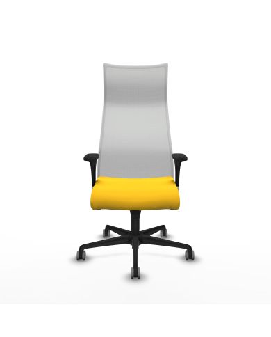 Silla Ergonómica Albacete XL sincro blanca brazos 1D base