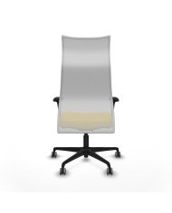 Silla Ergonómica Albacete XL sincro blanca brazos 1D base nailon