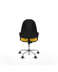 Silla Ergonómica Algarra CP brazos fijos base cromada